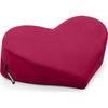 Liberator Heart Wedge - The Ultimate Inclined Support for Deeper G-Spot and P-Spot Pleasure - Model HW-001 - Unisex - Red Velvet - Adult Naughty Store