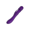 Introducing the Purple Pleasure Jane Rechargeable Dual Ended Massager - Model JN-2001: Ultimate Pleasure for Women - Adult Naughty Store