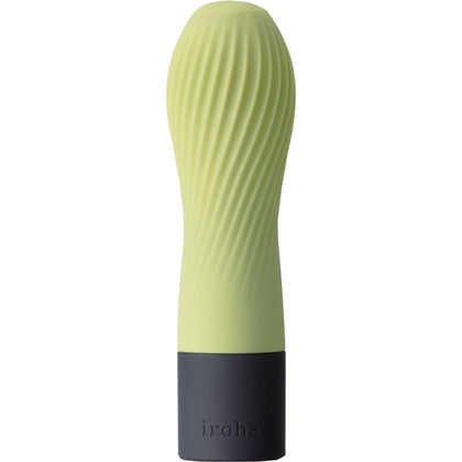 Iroha Zen Matcha Green Silicone Clitoral and G-Spot Vibrator - Model ZEN-001, Women's Pleasure, Tea Green - Adult Naughty Store