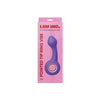 Introducing Luxe Pleasure PT16 Pointed Tip Ring Vibrator Model 16P for Women - Purple G-Spot Stimulator - Adult Naughty Store