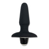 Luxe Pleasure Rechargeable Waterproof Anal Vibrator - Model X9 - Unisex - Ultimate Backdoor Bliss - Obsidian Black - Adult Naughty Store