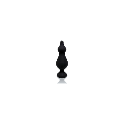 Introducing the Sensa Pleasure F-30: Pointer Black S Tiered Anal Toy for Men and Women - A Sensational Experience in Ebony Pleasure - Adult Naughty Store