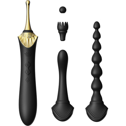 ZALO Bess 2 Obsidian Black Dual Stimulating Vibrator for Women - Unleash Your Ultimate Pleasure