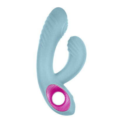 Femme Funn Cora Light Blue Thumping and Vibrating G-Spot Stimulator - Model C1 - Female Pleasure Toy - Adult Naughty Store