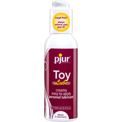 pjur Toy Lube 100 ml - Premium Lubricant for Long-Lasting Pleasure on Erotic Toys - Model T100 - Unisex - Enhances Glideability - Non-Drip Formula - Transparent