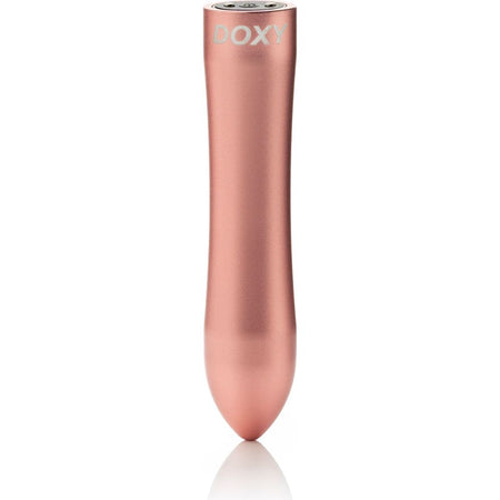 Doxy Bullet Rose Gold - Powerful Rechargeable Rose Gold Bullet Vibrator for Intense Pleasure - Model DXY-BLT-RG - Adult Naughty Store