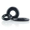 RingO x3 Super-Stretchy Cock Rings Set 3S-2021 for Men, Model 3S-2021, Black - Male Genital Enhancement Toy for Extended Pleasure - Adult Naughty Store