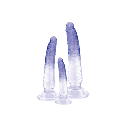 Parti Sapphire XYZ567 3-in-1 See-Through Teasing Kit for Women: Ultimate Intimate Delights in Translucent Purple - Adult Naughty Store