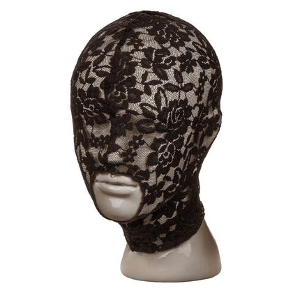 CalExotics Scandal® Lace Hood - Sensory Deprivation Lace Veil for Couples - Model X2B - Unisex - Heightened Pleasure and Arousal - Black