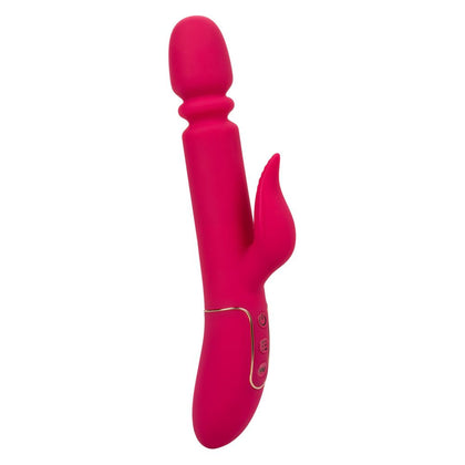 Introducing the Shameless™ Slim Charmer Luxury Thrusting and Vibrating Massager - Model SCS-850, for Ultimate Pleasure in a Sleek Design! - Adult Naughty Store