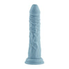 Introducing the Turbo Shaft 2.0 Light Blue Silicone G-Spot Vibrator - The Ultimate Pleasure Experience - Adult Naughty Store