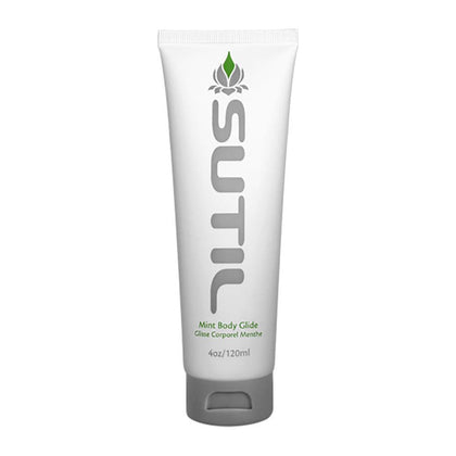 SUTIL Luxe Mint Body Glide 120 ml - Premium Flavoured Water-Based Body Glide for Long-Lasting Pleasure - Model: Mint120 - Suitable for All Genders - Enhances Sensual Experiences - Refreshing Mint Scent - Paraben, Petroleum, Glycerin, and Sugar-Free