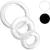 RingO x3 Super-Stretchy Cock Rings Set 3S-2021 for Men, Model 3S-2021, Black - Male Genital Enhancement Toy for Extended Pleasure - Adult Naughty Store