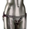 Her Royal Harness The Regal Duchess - Pewter Luxury Crotchless Strap-On Harness for Dominant Pleasure - Adult Naughty Store