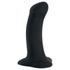 FUN FACTORY Amor Black Silicone Dildo - Model AB-13.5C - Unisex Pleasure Toy for G-Spot and P-Spot Stimulation - Sleek Black