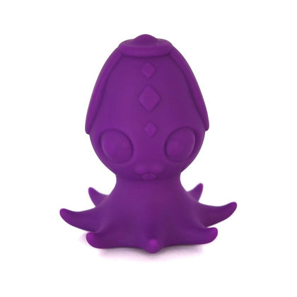 Introducing the Royal Pleasure Princette Puppypus Purple Vibrating Butt Plug and Stand-alone Vibrator - Adult Naughty Store