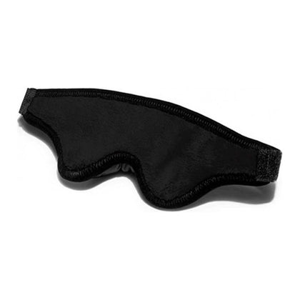 LoveBlind Black Microfiber Sensory Play Blindfold - Model LBMF-001 - Unisex - Ultimate Comfort and Darkness - Luxurious and Stylish