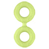 F-81: Double Ring (Liquid Silicone) 44mm - Glow - Premium Male Pleasure Enhancer - Model F-81 - Adult Naughty Store