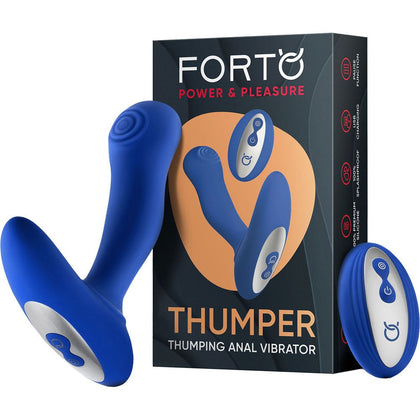 Forto Thumper - Blue: The Ultimate Pleasure Machine for Him and Her - Intense Vibrations and Thumping Sensations - Model FT-500