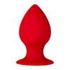 F-98: Cone Red L - Fulfilling Anal Cone with Flared Base - Model F-98 - Unisex - Intense Pleasure - Red - Adult Naughty Store