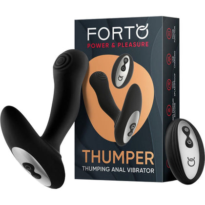 Forto Thumper - Black: The Ultimate Pleasure Powerhouse for Intense Sensations and Thrilling Experiences - Adult Naughty Store