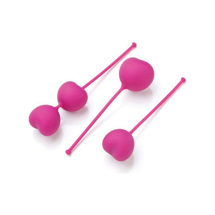 Lovelife Flex Kegel Weights - Premium Silicone Pelvic Floor Strengthening Set for Women - Model FKW-200 - Dual Ball Design for Advanced Training - Pink