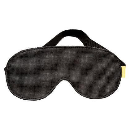 Boundless Blackout Eye Mask - The Ultimate Sensory Deprivation Experience for Couples and Singles - Model BM1001 - Unleash Your Desires in Complete Darkness - Plushy Interior - Vegan Leather - Universal Fit - Black