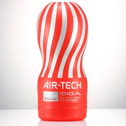 Tenga Air-Tech Reusable Vacuum Cup Regular Red - Male Masturbator Toy for Intense Pleasure
