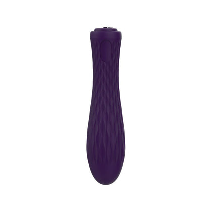 Introducing the Ian Purple Silicone Massage Bullet - Model X20: The Ultimate Pleasure Powerhouse - Adult Naughty Store