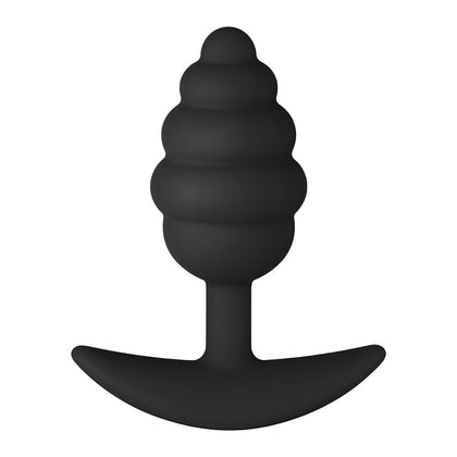 F-83: SPIR PLUG 100% SILICONE BLACK - Adult Naughty Store