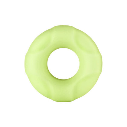 Introducing the Sensa Pleasure F-33: 17mm Liquid Silicone C-Ring Glow S - The Ultimate Comfort and Performance Enhancer for Men - Adult Naughty Store