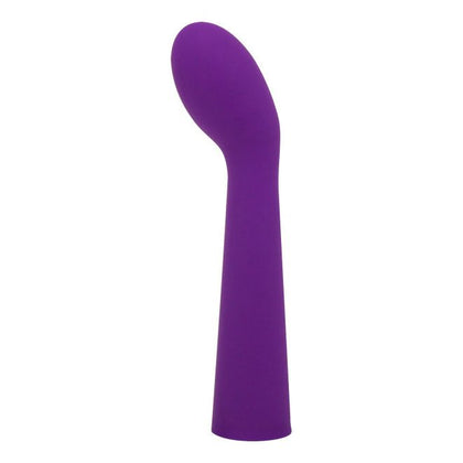 Introducing the PleasureMaxx Rechargeable Silicone G-Spot Vibrator - Model G-301, Purple - Adult Naughty Store