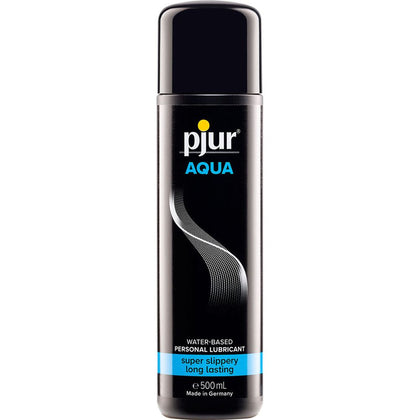 pjur Aqua Water-Based Lubricant for Intimate Pleasure - Model X500 - Unisex - Enhances Sensual Play - Long-Lasting Moisturizing Formula - Clear