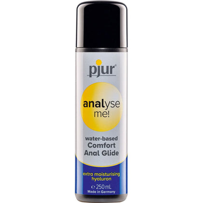 pjur Analyse Me! Comfort Water Anal Glide - Premium Water-Based Lubricant for Hard Anal Sex and Sex Toy Play - Model: 250 ml - Gender: Unisex - Enhances Pleasure and Comfort - Clear