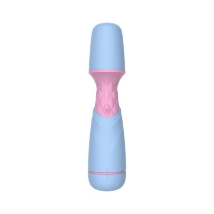 FemmeFunn FFix 10-Function Wand Massager - Model FFIX, Light Blue - Powerful Pocket-Sized Pleasure for All Genders