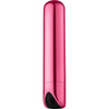 Introducing the Sensa Pleasure Shiny Bullet Mini Vibrator - Model SB33: Light Pink - A Sensational Delight for All Your Intimate Desires - Adult Naughty Store