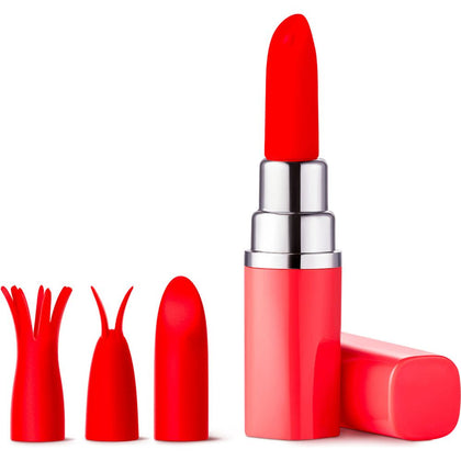 Introducing the Sensuva Coral Lipstick Vibrator LV57 - Versatile Pleasure for Her