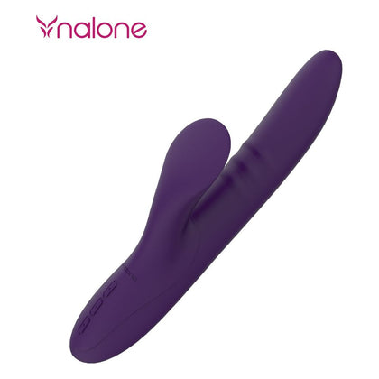 Nalone Peri Purple Silicone G-Spot Vibrator - 7 Vibration Modes, Swing Mode, Waterproof - Model NP-001