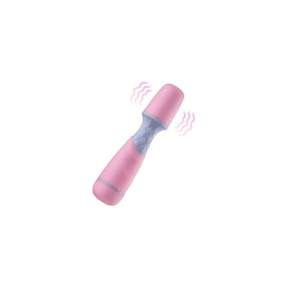 FemmeFunn FFix 10-Function Pocket Wand Massager - Model FFIX - Powerful Pink Silicone Vibrator for Intense Pleasure