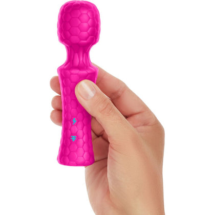 Introducing the Ultra Wand Mini Pink: A Versatile Waterproof Silicone Vibrator for Intense Pleasure - Adult Naughty Store