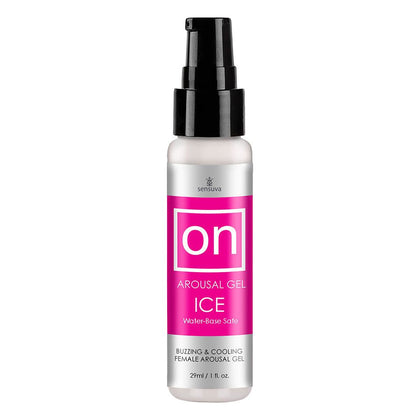 ON For Her Arousal Gel Ice 29ml - Vibrating Clitoral Stimulation Gel for Women - Enhances Lubrication - Water-Based Formula - Easy-to-Use Pump Applicator - Shockingly Powerful Pleasure - Mode - Adult Naughty Store