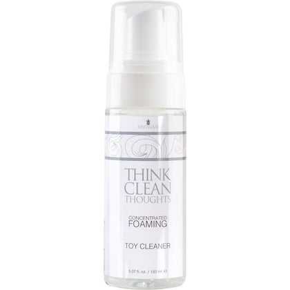 Think Clean Thoughts Foaming Toy Cleaner for Intimate Hygiene - The Ultimate Solution for a Safe and Clean Pleasure Experience