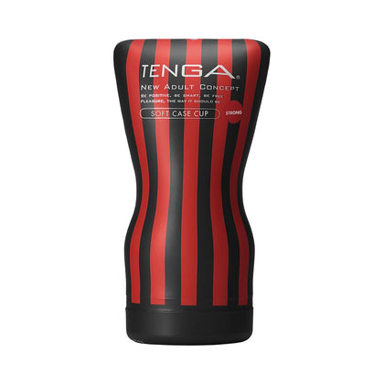 Tenga Soft Case Cup - Adjustable Grip Male Masturbator, Model SC-001, for Sensational Pleasure, Black