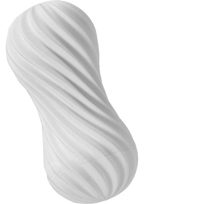 TENGA Flex Silky White - Spiral-Ribbed Male Masturbator for Sensational Pleasure