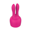 Nalone Bunny Wand Massager Attachment - Model BWA-1001 - Female G-Spot and Clitoral Stimulation - Pink - Adult Naughty Store