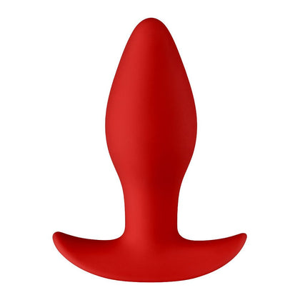 Introducing the SensaPleasure F-36 Silicone T Plug - The Ultimate Red Pleasure Device for Unforgettable Nights - Adult Naughty Store