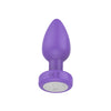 Pr17: VIBRATING PLUG W/ REMOTE - PURPLE - Adult Naughty Store