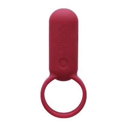 Tenga Smart Vibe Ring Carmine - Rechargeable Waterproof Cock Ring for Enhanced Clitoral Stimulation - SVR-25G - Adult Naughty Store