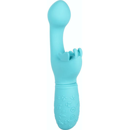 Introducing the Sensa Pleasure Rechargeable Butterfly Kiss Vibrator - Model B-10 for Women - Clitoral Stimulation - Blue - Adult Naughty Store