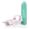 Charged Positive Vibe Kiwi - Rechargeable Waterproof Massager for Intense Pleasure in Green - Adult Naughty Store